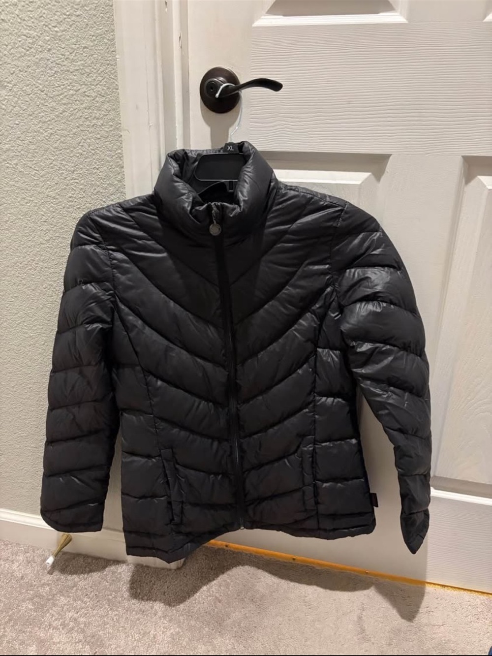 Calvin Klein Black Quilted Packable Puffer Jacket